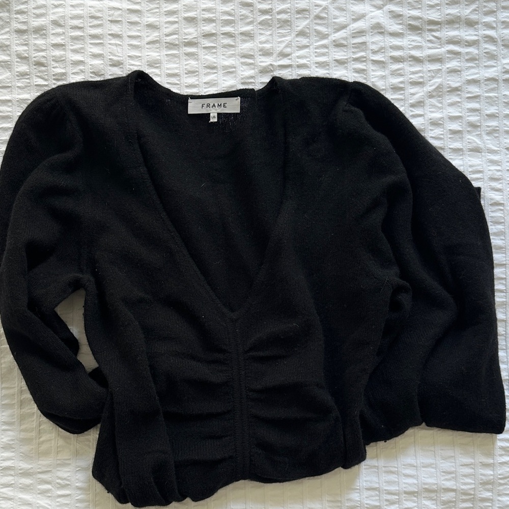 Frame Denim Black sweater